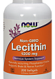NOW Lecithin 1200 мг, 200 капс