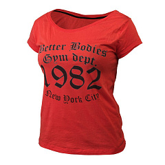 Better bodies 110706-349 N.Y Loose Tee, Tomato футболка, красная