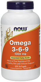 NOW Omega 3-6-9 1000 mg, 250 капс