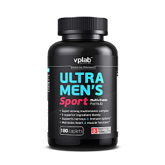 VP Laboratory Ultra Men's Sport Multivitamin Formula, 180 капс