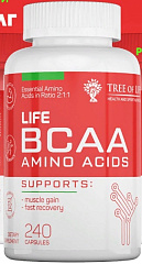 Tree of Life BCAA Amino Acids, 240 капс