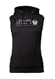 Gorilla Wear GW-91502\BK Безрукавка женская с капюшоном "Selma"