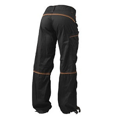 Better bodies 110677-987 Contrast windpant, уличные брюки, черный/оранжевый