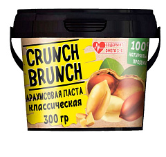Crunch-Brunch Арахисовая паста Классическая, 300 гр