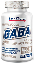 Be First GABA Mega 550 мг, 120 капс
