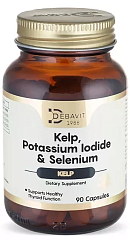 Debavit Kelp, Potassium Iodide & Selenium, 90 капс