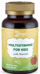 Debavit Multivitamins For Kids Gummies, 60 пастилок