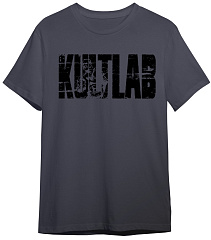 Kultlab Футболка мужская Джей Катлер (чёрный логотип), серая - чёрная