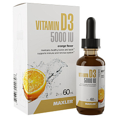 Maxler Liquid Vitamin D3-5000 IU, 60 мл