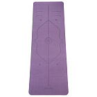 Atletika24 Коврик для йоги ТПЕ с разметкой Ежевика