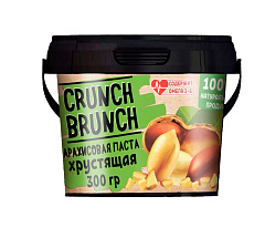 Crunch-Brunch Арахисовая паста Хрустящая, 300 гр