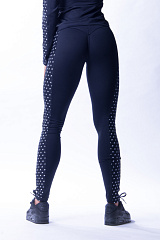 Nebbia 653 "Ns" leggings, чёрный