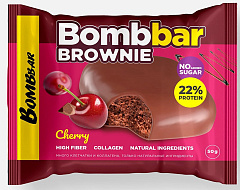 Bombbar Brownie Печенье глазированное, 50 гр