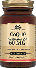 Solgar Megasorb CoQ-10 60 mg, 30 капс