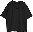 Kultlab Мужская футболка Oversize Merch, тёмный графит - белый кракелюр