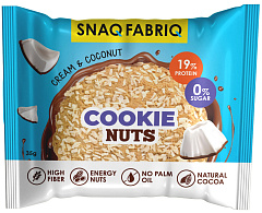 Snaq Fabriq Cookie Nuts Печенье глазированное, 35 гр