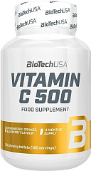 BioTech Vitamin C 500, 120 таб