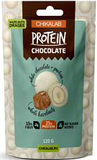 Chikalab Драже в белом шоколаде, 120 гр